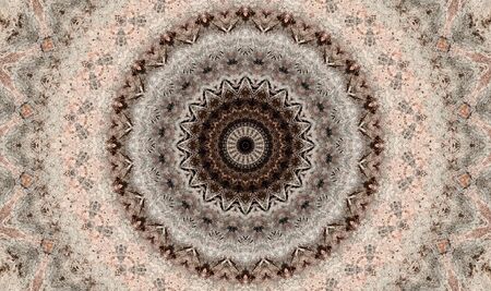 Abstract Colorful Painted Kaleidoscopic Graphic Background. Futuristic Psychedelic Hypnotic Backdrop...