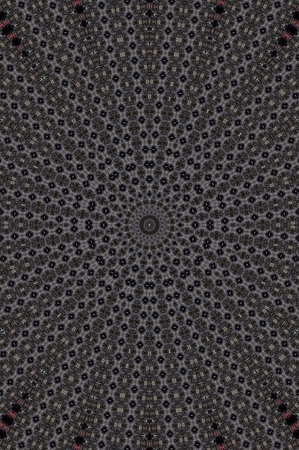 Abstract Colorful Painted Kaleidoscopic Graphic Background. Futuristic Psychedelic Hypnotic Backdrop Pattern With Texture. Folk Ethnic Floral Ornamental Mandala. Vintage Decorative Geometric Mosaicの写真素材