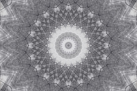 Abstract Colorful Painted Kaleidoscopic Graphic Background. Futuristic Psychedelic Hypnotic Backdrop Pattern With Texture. Folk Ethnic Floral Ornamental Mandala. Vintage Decorative Geometric Mosaicの写真素材