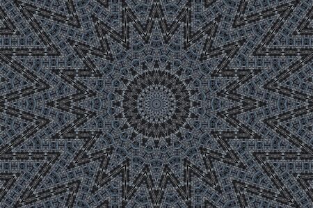 Abstract Colorful Painted Kaleidoscopic Graphic Background. Futuristic Psychedelic Hypnotic Backdrop...