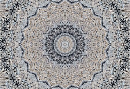 Abstract Colorful Painted Kaleidoscopic Graphic Background. Futuristic Psychedelic Hypnotic Backdrop...