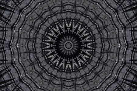 Abstract Colorful Painted Kaleidoscopic Graphic Background. Futuristic Psychedelic Hypnotic Backdrop Pattern With Texture. Folk Ethnic Floral Ornamental Mandala. Vintage Decorative Geometric Mosaicの写真素材