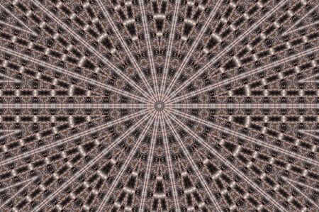 Abstract Colorful Painted Kaleidoscopic Graphic Background. Futuristic Psychedelic Hypnotic Backdrop Pattern With Texture. Folk Ethnic Floral Ornamental Mandala. Vintage Decorative Geometric Mosaicの写真素材