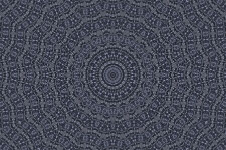 Abstract Colorful Painted Kaleidoscopic Graphic Background. Futuristic Psychedelic Hypnotic Backdrop Pattern With Texture. Folk Ethnic Floral Ornamental Mandala. Vintage Decorative Geometric Mosaicの写真素材