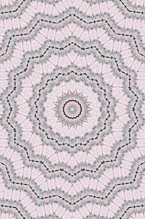 Abstract Colorful Painted Kaleidoscopic Graphic Background. Futuristic Psychedelic Hypnotic Backdrop Pattern With Texture. Folk Ethnic Floral Ornamental Mandala. Vintage Decorative Geometric Mosaicの写真素材