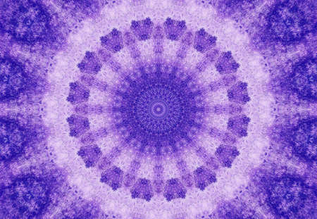 Abstract Colorful Painted Kaleidoscopic Graphic Background. Futuristic Psychedelic Hypnotic Backdrop Pattern With Texture. Folk Ethnic Floral Ornamental Mandala. Vintage Decorative Geometric Mosaicの写真素材