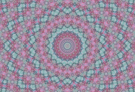 Abstract Colorful Painted Kaleidoscopic Graphic Background. Futuristic Psychedelic Hypnotic Backdrop...