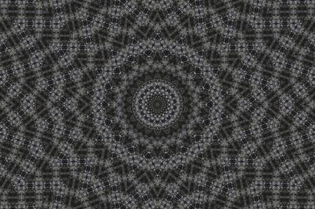 Abstract Colorful Painted Kaleidoscopic Graphic Background. Futuristic Psychedelic Hypnotic Backdrop Pattern With Texture. Folk Ethnic Floral Ornamental Mandala. Vintage Decorative Geometric Mosaicの写真素材