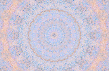 Abstract Colorful Painted Kaleidoscopic Graphic Background. Futuristic Psychedelic Hypnotic Backdrop...