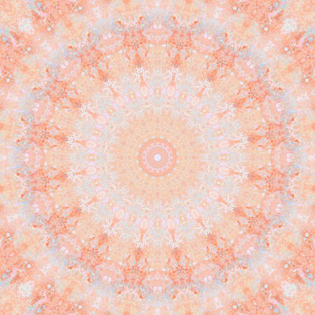 Abstract Colorful Painted Kaleidoscopic Graphic Background. Futuristic Psychedelic Hypnotic Backdrop...