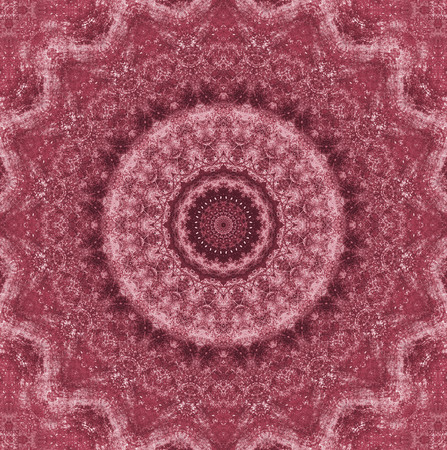Abstract Colorful Painted Kaleidoscopic Graphic Background. Futuristic Psychedelic Hypnotic Backdrop Pattern With Texture. Folk Ethnic Floral Ornamental Mandala. Vintage Decorative Geometric Mosaicの写真素材