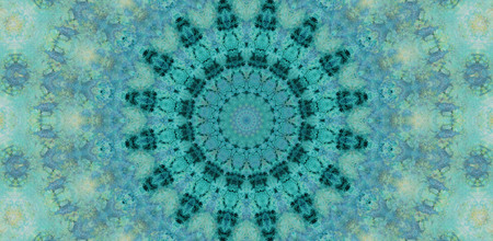 Abstract Colorful Painted Kaleidoscopic Graphic Background. Futuristic Psychedelic Hypnotic Backdrop...
