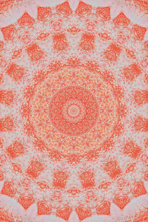 Abstract Colorful Painted Kaleidoscopic Graphic Background. Futuristic Psychedelic Hypnotic Backdrop...