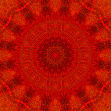 Abstract Colorful Painted Kaleidoscopic Graphic Background. Futuristic Psychedelic Hypnotic Backdrop Pattern With Texture. Folk Ethnic Floral Ornamental Mandala. Vintage Decorative Geometric Mosaicの写真素材