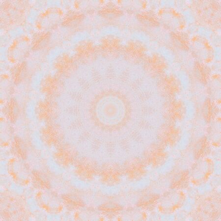 Abstract Colorful Painted Kaleidoscopic Graphic Background. Futuristic Psychedelic Hypnotic Backdrop Pattern With Texture. Folk Ethnic Floral Ornamental Mandala. Vintage Decorative Geometric Mosaicの写真素材