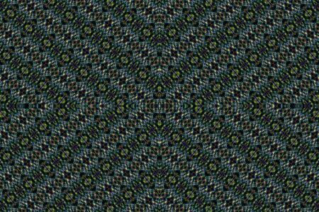Abstract Colorful Painted Kaleidoscopic Graphic Background. Futuristic Psychedelic Hypnotic Backdrop...