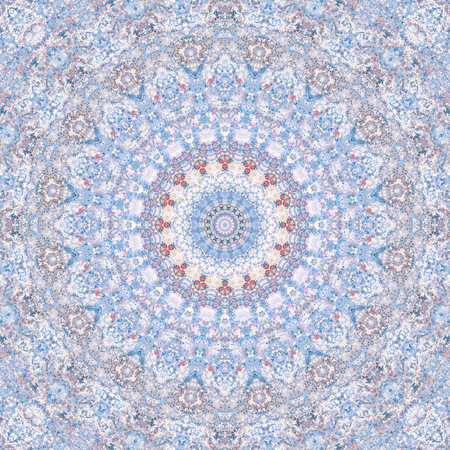 Abstract Colorful Painted Kaleidoscopic Graphic Background. Futuristic Psychedelic Hypnotic Backdrop...