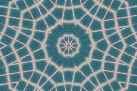 Abstract Colorful Painted Kaleidoscopic Graphic Background. Futuristic Psychedelic Hypnotic Backdrop Pattern With Texture. Folk Ethnic Floral Ornamental Mandala. Vintage Decorative Geometric Mosaicの写真素材