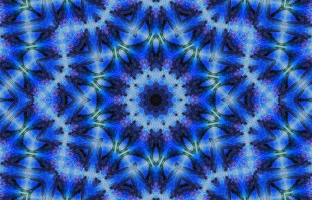 Abstract Colorful Painted Kaleidoscopic Graphic Background. Futuristic Psychedelic Hypnotic Backdrop...