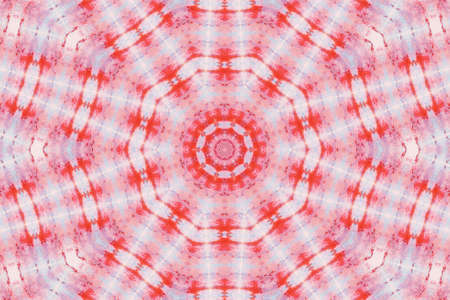 Abstract Colorful Painted Kaleidoscopic Graphic Background. Futuristic Psychedelic Hypnotic Backdrop Pattern With Texture. Folk Ethnic Floral Ornamental Mandala. Vintage Decorative Geometric Mosaicの写真素材