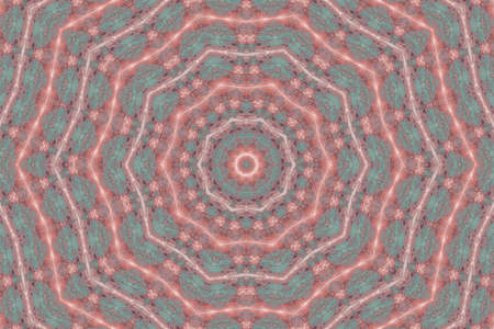 Abstract Colorful Painted Kaleidoscopic Graphic Background. Futuristic Psychedelic Hypnotic Backdrop...