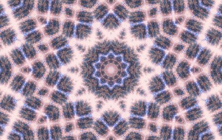 Abstract Colorful Painted Kaleidoscopic Graphic Background. Futuristic Psychedelic Hypnotic Backdrop...