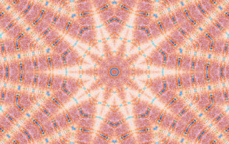 Abstract Colorful Painted Kaleidoscopic Graphic Background. Futuristic Psychedelic Hypnotic Backdrop...