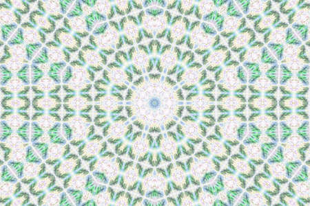 Abstract Colorful Painted Kaleidoscopic Graphic Background. Futuristic Psychedelic Hypnotic Backdrop...