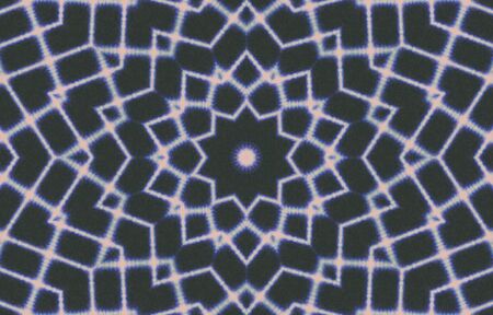 Abstract Colorful Painted Kaleidoscopic Graphic Background. Futuristic Psychedelic Hypnotic Backdrop Pattern With Texture. Folk Ethnic Floral Ornamental Mandala. Vintage Decorative Geometric Mosaicの写真素材