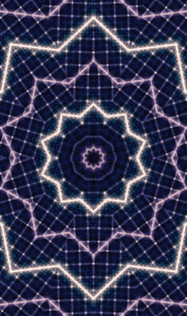 Abstract Colorful Painted Kaleidoscopic Graphic Background. Futuristic Psychedelic Hypnotic Backdrop...