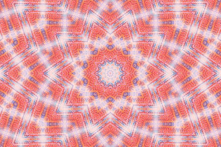 Abstract Colorful Painted Kaleidoscopic Graphic Background. Futuristic Psychedelic Hypnotic Backdrop...