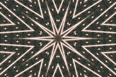 Abstract Colorful Painted Kaleidoscopic Graphic Background. Futuristic Psychedelic Hypnotic Backdrop...