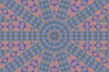 Abstract Colorful Painted Kaleidoscopic Graphic Background. Futuristic Psychedelic Hypnotic Backdrop...