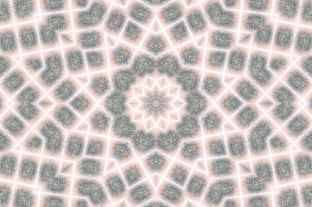 Abstract Colorful Painted Kaleidoscopic Graphic Background. Futuristic Psychedelic Hypnotic Backdrop Pattern With Texture. Folk Ethnic Floral Ornamental Mandala. Vintage Decorative Geometric Mosaicの写真素材