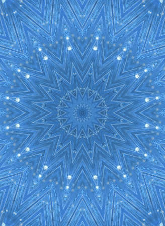Abstract Colorful Painted Kaleidoscopic Graphic Background. Futuristic Psychedelic Hypnotic Backdrop Pattern With Texture. Folk Ethnic Floral Ornamental Mandala. Vintage Decorative Geometric Mosaicの写真素材
