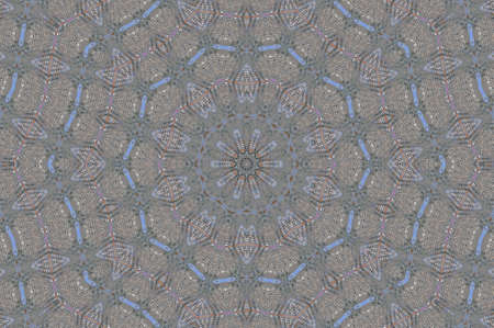 Abstract Colorful Painted Kaleidoscopic Graphic Background. Futuristic Psychedelic Hypnotic Backdrop...