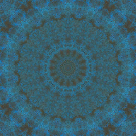 Abstract Colorful Painted Kaleidoscopic Graphic Background. Futuristic Psychedelic Hypnotic Backdrop...