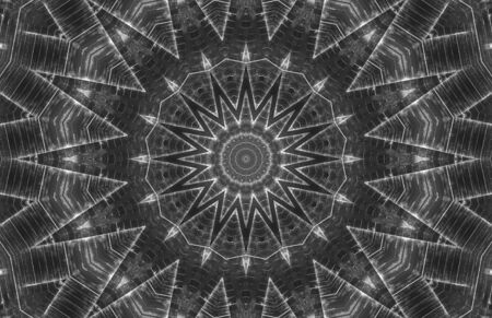 Abstract Colorful Painted Kaleidoscopic Graphic Background. Futuristic Psychedelic Hypnotic Backdrop Pattern With Texture. Folk Ethnic Floral Ornamental Mandala. Vintage Decorative Geometric Mosaicの写真素材