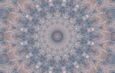 Abstract Colorful Painted Kaleidoscopic Graphic Background. Futuristic Psychedelic Hypnotic Backdrop...
