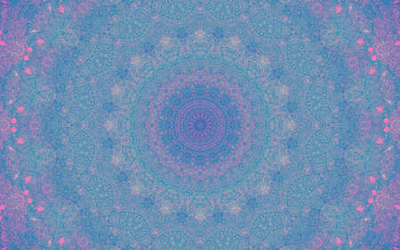 Abstract Colorful Painted Kaleidoscopic Graphic Background. Futuristic Psychedelic Hypnotic Backdrop...