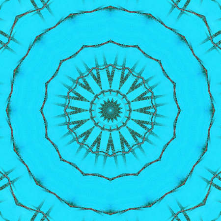 Abstract Colorful Painted Kaleidoscopic Graphic Background. Futuristic Psychedelic Hypnotic Backdrop...