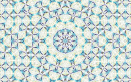 Abstract Colorful Painted Kaleidoscopic Graphic Background. Futuristic Psychedelic Hypnotic Backdrop...