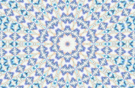 Abstract Colorful Painted Kaleidoscopic Graphic Background. Futuristic Psychedelic Hypnotic Backdrop...