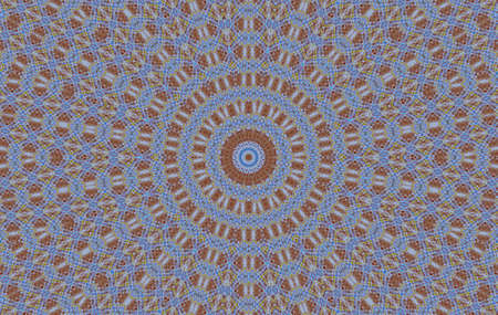 Abstract Colorful Painted Kaleidoscopic Graphic Background. Futuristic Psychedelic Hypnotic Backdrop...