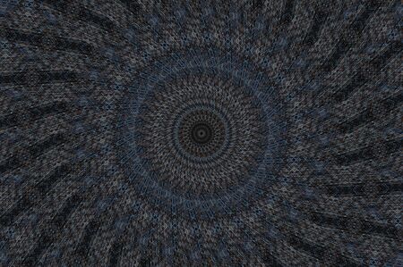 Abstract Colorful Painted Kaleidoscopic Graphic Background. Futuristic Psychedelic Hypnotic Backdrop Pattern With Texture. Folk Ethnic Floral Ornamental Mandala. Vintage Decorative Geometric Mosaicの写真素材