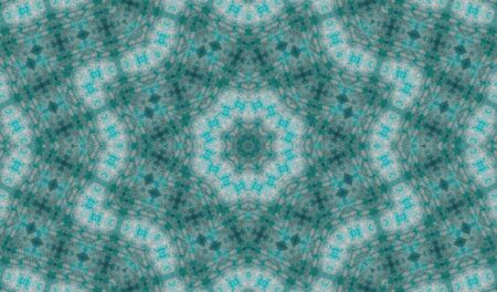 Abstract Colorful Painted Kaleidoscopic Graphic Background. Futuristic Psychedelic Hypnotic Backdrop Pattern With Texture. Folk Ethnic Floral Ornamental Mandala. Vintage Decorative Geometric Mosaicの写真素材