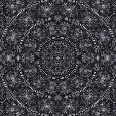 Abstract Colorful Painted Kaleidoscopic Graphic Background. Futuristic Psychedelic Hypnotic Backdrop Pattern With Texture. Folk Ethnic Floral Ornamental Mandala. Vintage Decorative Geometric Mosaicの写真素材