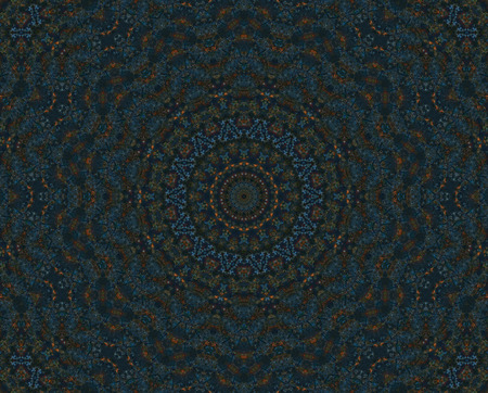 Abstract Colorful Painted Kaleidoscopic Graphic Background. Futuristic Psychedelic Hypnotic Backdrop...