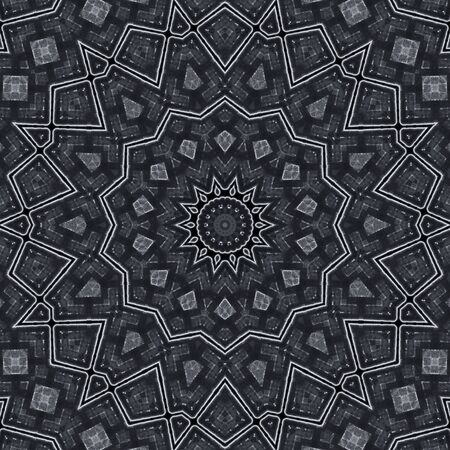 Abstract Colorful Painted Kaleidoscopic Graphic Background. Futuristic Psychedelic Hypnotic Backdrop...