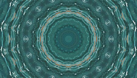 Abstract Colorful Painted Kaleidoscopic Graphic Background. Futuristic Psychedelic Hypnotic Backdrop...